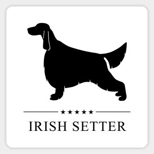 Irish Setter Black Silhouette Magnet